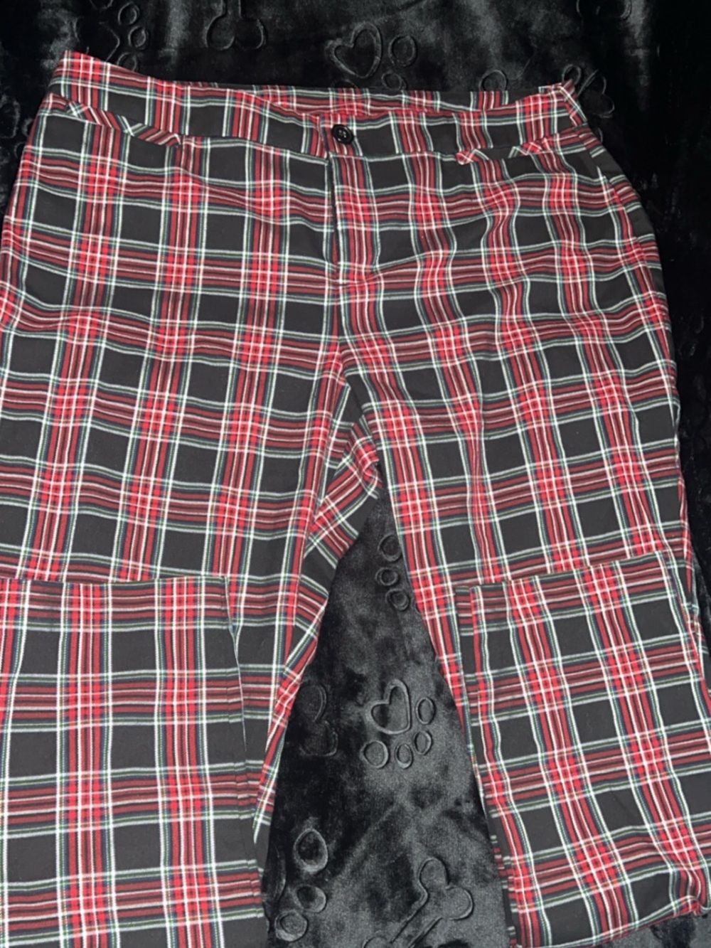 Christopher & Banks Red Tartan Plaid Skirt